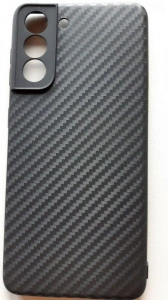 TPU maska Carbon 0.3mm za SM-G991F, Galaxy S21 2021 (6.2") crna