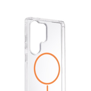 TPU maska Clear COLOR MAGSAFE za SAMSUNG SM-S938B, Galaxy S25 Ultra 2025 (6.9") providna