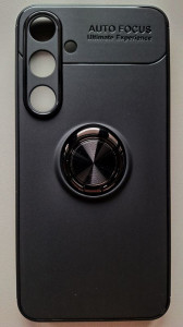 TPU maska MAGNET RING za SAMSUNG SM-S926B, Galaxy S24 Plus 2024 (6.7") crna