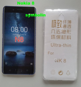TPU maska za Nokia 8   providna