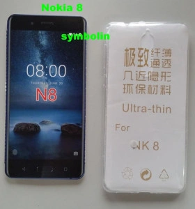TPU maska za Nokia 8   providna