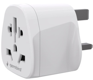 Travel Adapter A-AC-UKMINTF Gembird, UK na EU, USA - Img 2