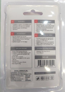 USB ethernet adapter Gembird NIC-U6, Gembird NIC-U2-02 - Img 3