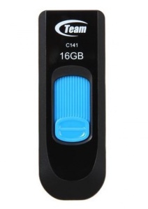 USB Flash 2.0 TeamGroup C141 TC14116GL01, BLUE, 8Gb, 16Gb, 32Gb, 64Gb - Img 2