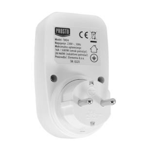 Vremenski prekidač TAJMER Digitalni 3680W Prosto TM04 - Img 2