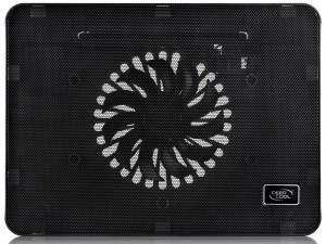 Kuler, Hladnjak, Postolje za hladjenje laptopa, DeepCool WINDPALMINI Hladnjak za laptop 15,6" 140mm.BLUE LED FAN 1000rpm 46CFM 21dB (postolje) - Img 2