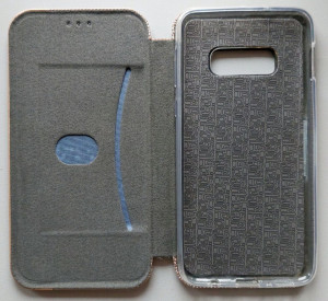 Preklopna futrola FLIP LEATHER za Samsung SM-G970F, S10e 2019 (5.8") pastelno zlatna - Img 3
