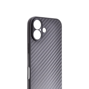 TPU maska CARBON 0.3mm za iPhone 17 2025 (6.3") crna