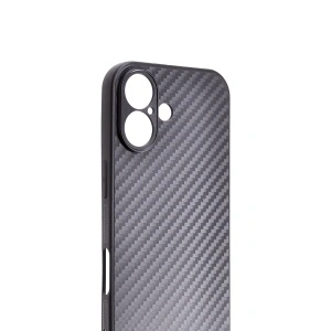 TPU maska CARBON 0.3mm za iPhone 17 2025 (6.3") crna