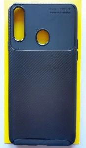 TPU maska CARBON za Samsung SM-A207F Galaxy A20S 2019 (6.5") crna