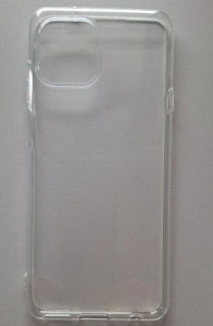 TPU silikonska maska Clear Solid za Motorola Moto Edge 20 Lite 2021 (6.7") crna