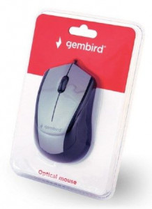 USB Opticki miš Gembird MUS-3B-02-BG, 1000Dpi 3-button black/space USB - Img 2