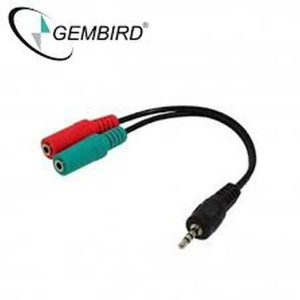 Adapter audio plus mikrofon muški 1x3.5mm (4 pin) na 2x3.5 mm (slusalice i mikrofon), Gembird CCA-417, 0.2 m beli - Img 3