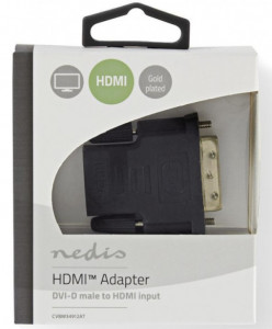 Adapter HDMI ženski na muški DVI-D Dual Link muški M24+1 pin Nedis CVBW34912AT - Img 3