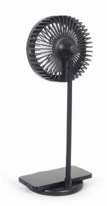 Bežični punjač za telefone 10W, sa ventilatorom i LED lampom, Gembird TA-WPC10-LEDFAN-01 - Img 2