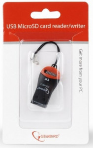 Čitač memorijskih kartica FD2-MSD-3 Gembird M2 MicroSD, privezak - Img 3