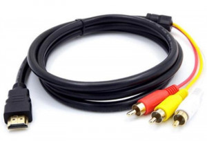 HDMI kabl na 3 x RCA 1.5m Velteh 01 - Img 2