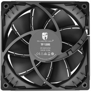 Hladnjak kućista 120x120x25mm, DeepCool TF120S BLACK, VENTILATOR Hydro Bearing 400-1800rpm 64CFM 32DB - Img 2