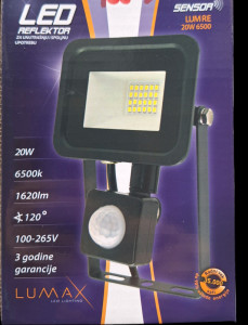 LED reflektor sa senzorom 20W LUMAX LUMRESE-20W 6500K, 1620LM, hladno bela - Img 2