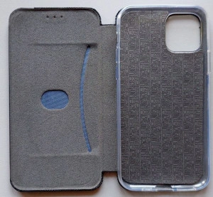 Preklopna futrola LEATHER NEW za iPhone 11 Pro 2019 (5.8") crna - Img 1