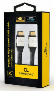 Premium High Speed HDMI cable with Ethernet, 3D/4K TV, Gembird CCBP-HDMI-3M, dužina 3m - Img 3