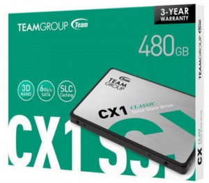 SSD 2.5" SATA3 480GB TeamGroup CX1 T253X5480G0C101 7mm 530/470 MB/s - Img 2
