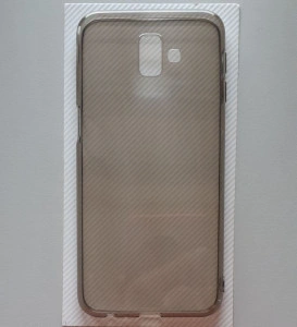 TPU 0.3 mm ultra tanka maska za Galaxy J6 Plus 2018 SM-J610F (6.0"), smoke