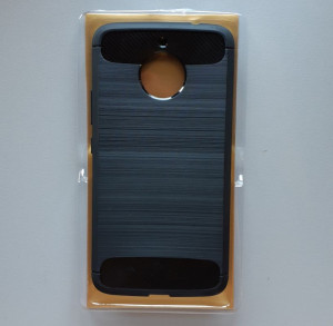 TPU BRUSHED ZA MOTO E4 PLUS BLACK - Img 1