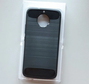 TPU maska BRUSHED za Motorola Moto G6, crna