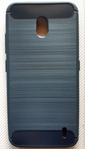 TPU maska BRUSHED za Nokia 2.2 2019 (5.71") crna ili teget - Img 2