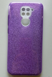 TPU maska SPARKLY SHINE za Xiaomi Redmi Note 9 2020 (6.53") LJUBIČASTA - Img 1