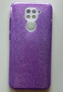 TPU maska SPARKLY SHINE za Xiaomi Redmi Note 9 2020 (6.53") LJUBIČASTA