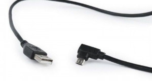 USB kabl 2.0 A-plug na Micro usb B-plug kabl pod uglom, Gembird CCB-USB2-AMmDM90-6, duž. 1,8m - Img 2