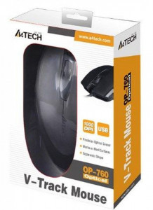 USB Opticki miš A4Tech A4-OP-760-UB, 1000Dpi Black - Img 3