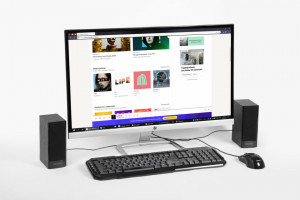 Zvučnici 2.0 Microlab B-56 Drvenizvučnici, crni, 3W RMS (2 x 1.5W), USB napajanje, 3.5mm - Img 3