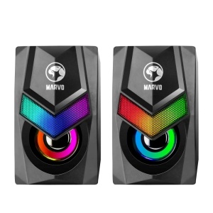 Zvučnici 2.0 USB Marvo SG-118 snage 2x3W, RGB LED osvetljenje - Img 4