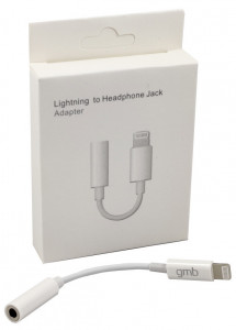 Audio adapter iPhone 8 pin na 3.5 mm stereo Gembird CCA-LM3.5F-01-BT