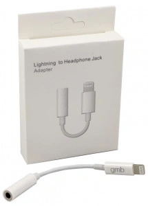 Audio adapter iPhone 8 pin na 3.5 mm stereo Gembird CCA-LM3.5F-01-BT