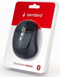 Bežični miš BLUETOOTH optički 800-1600Dpi black GEMBIRD MUSWB-6B-01 - Img 3