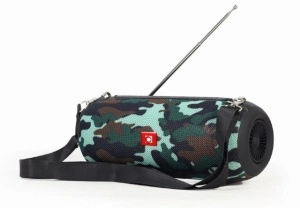 Bluetooth zvučnik s akumulatorom Gembird SPK-BT-17-CM, 2x5W, mikrofon - handsfree, FM, USB, SD, AUX + antena - Img 2