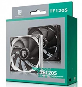 Hladnjak kućista 120x120x25mm, DeepCool TF120S BLACK, VENTILATOR Hydro Bearing 400-1800rpm 64CFM 32DB