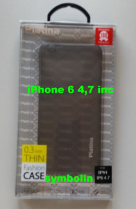 Silikonska maska za iPhone 6 4,7 Platina providna siva - Img 3