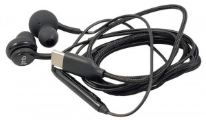Slušalice žične s mikrofonom, Gembird BHP-AKG-C, konektor TYPE-C, crne - Img 2