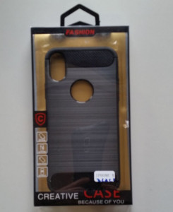 TPU maska BRUSHED za IPHONE X 5.8"   black - Img 1