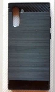 TPU maska BRUSHED za Samsung SM-N970F, Galaxy Note 10 2019 (6.3"), crna