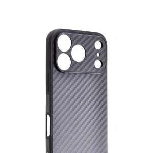 TPU maska CARBON 0.3mm za iPhone 17 Pro 2025 (6.3") crna