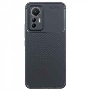 TPU maska CARBON za Xiaomi Mi 12 Lite, Xiaomi 12 Lite (6.55") crna