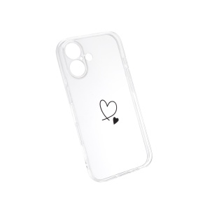 TPU maska Clear PRINT za iPhone 16 2024 (6.1") providna