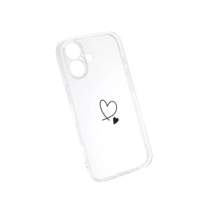 TPU maska Clear PRINT za iPhone 16 2024 (6.1") providna - Img 1