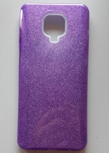 TPU maska SPARKLY SHINE za XIAOMI Redmi Note 9 Pro 2020 (6.67") LJUBIČASTA